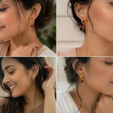 Authentic Rudraksh Hoop Earring - Pair of 2