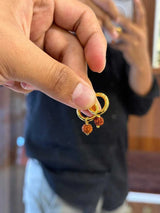 Authentic Rudraksh Hoop Earring - Pair of 2