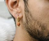 Authentic Rudraksh Hoop Earring - Pair of 2